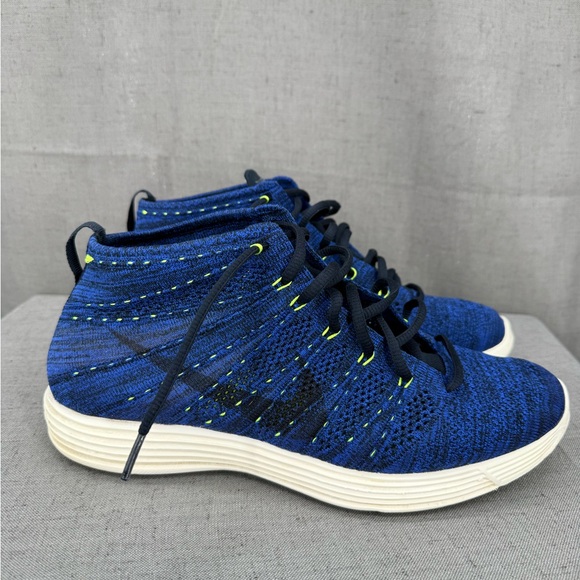 Nike Lunar Flyknit Chukka "Dark Obsidian" Sz 10 shoes - Picture 2 of 8